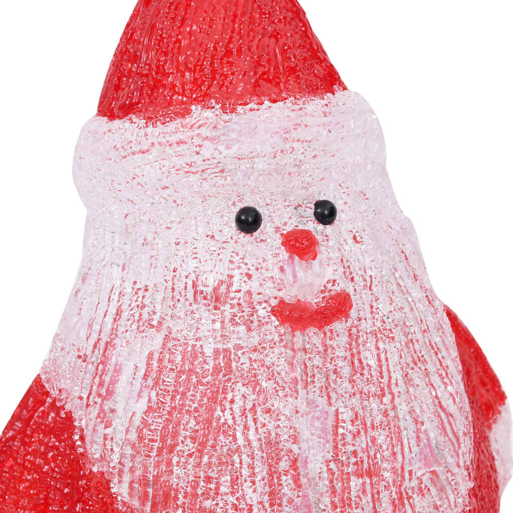 LED Santa Claus 28 cm – Lighted Decoration for Indoor & Outdoor Use