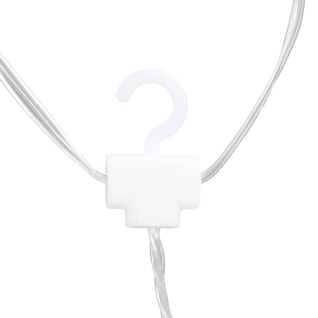 Star & Moon LED Curtain Lights – 138 LEDs | Christmas Lights with Remote Control & USB (2m x 0.9m)