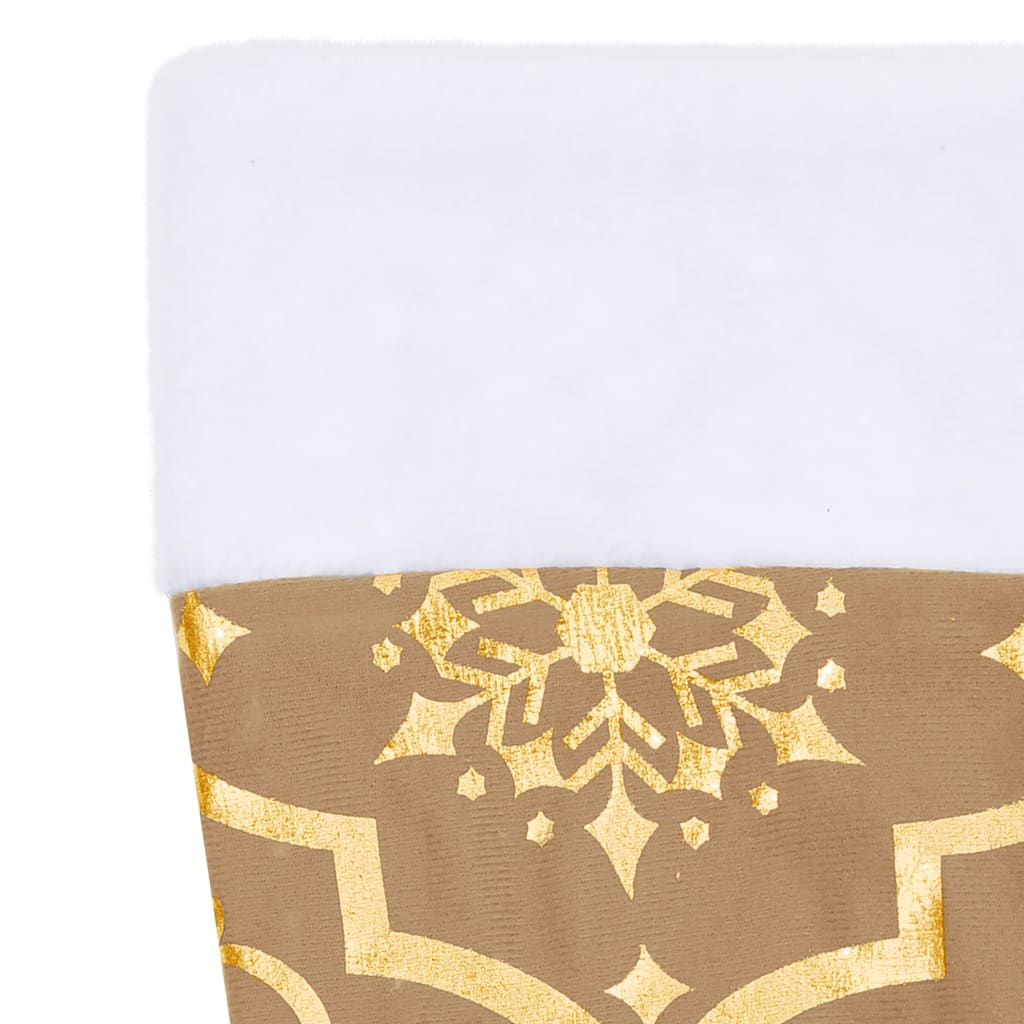 Luxury Christmas Tree Skirt 122 cm – Elegant Gold Design and Soft Fabric Finish