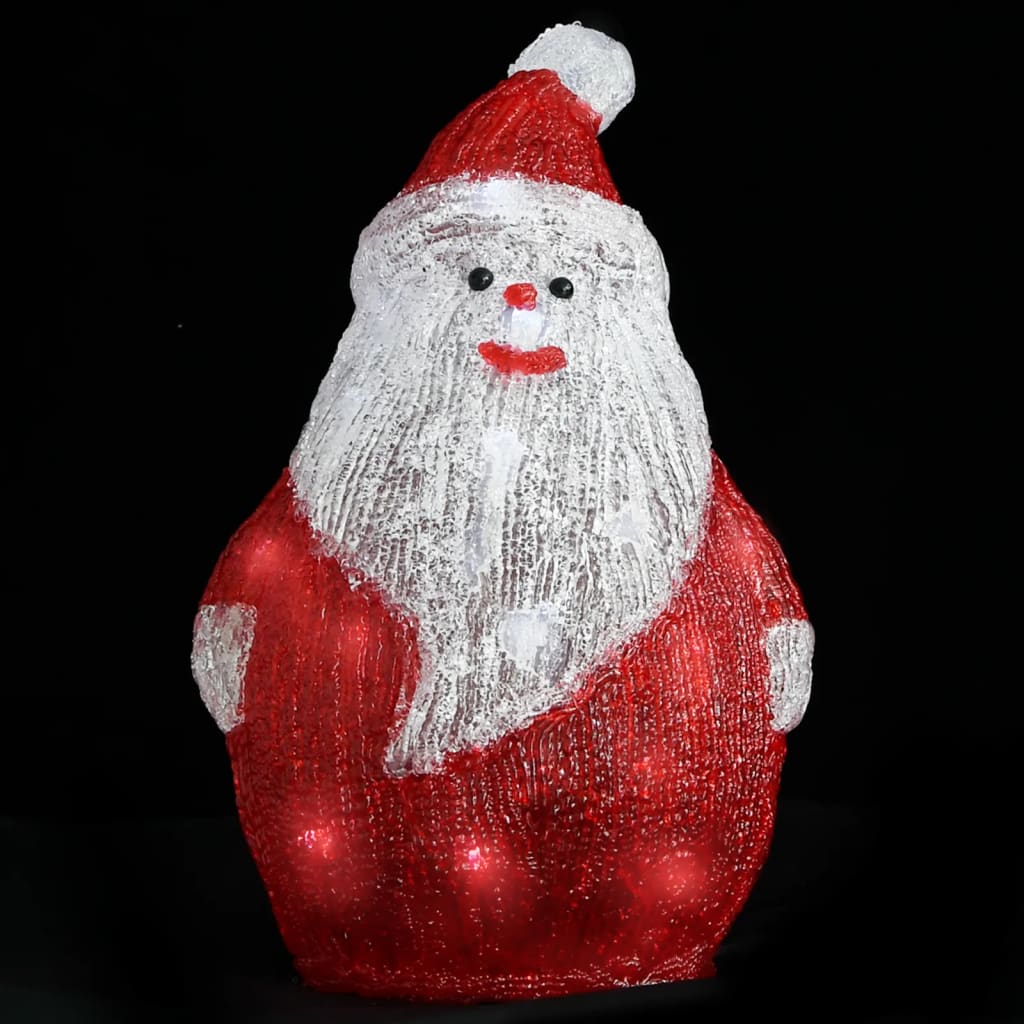 LED Santa Claus 28 cm – Lighted Decoration for Indoor & Outdoor Use