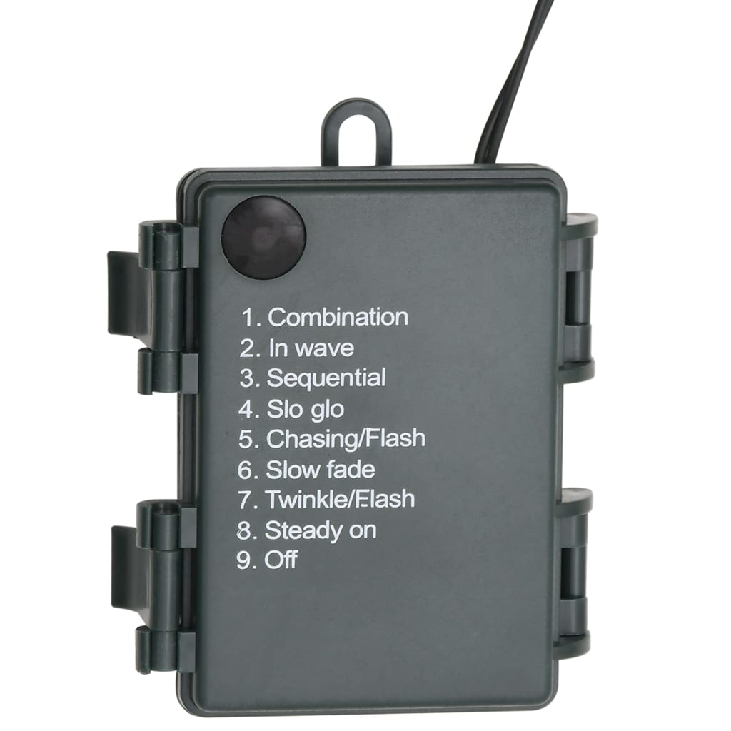 Christmas Wreath with 20 LED Lights – Snow-Dusted PVC Wreath (45/60 cm)