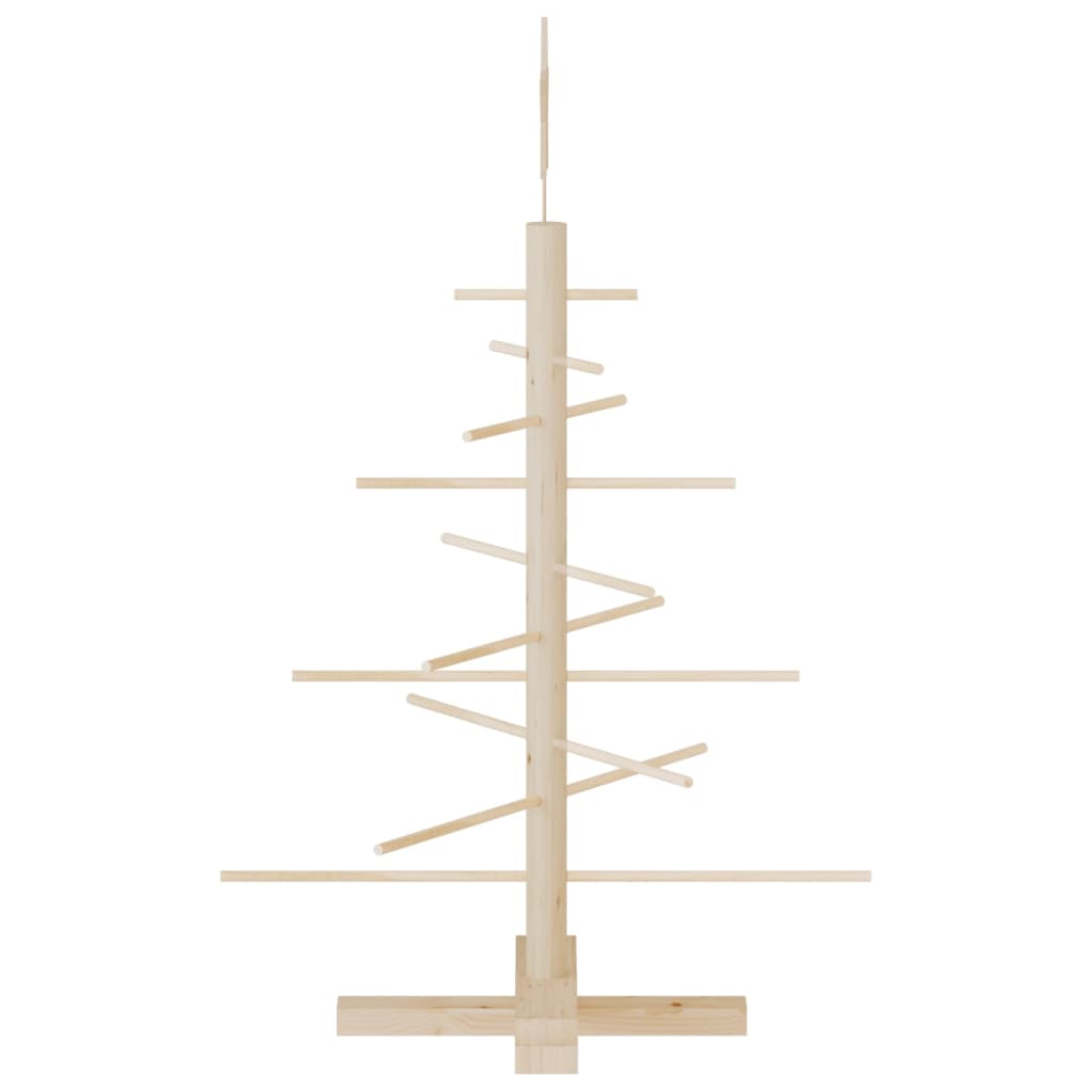 75 cm Wooden Christmas Tree in Pine – Minimalist and Elegant Holiday Decoration