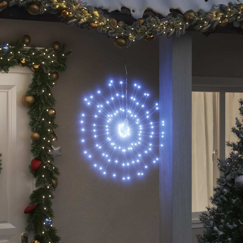 Christmas Firework LED Lights – 140 LEDs, 17 cm | Multifunctional Christmas Lights with Remote Control (IP44)