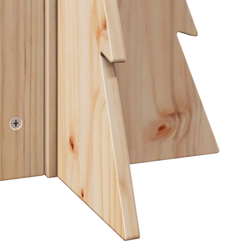 69.5 cm Wooden Christmas Tree in Solid Pine – Stylish and Natural Holiday Decoration